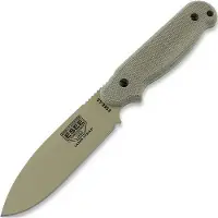 ESEE Laser Strike Canvas Micarta Überlebensmesser, desert tan