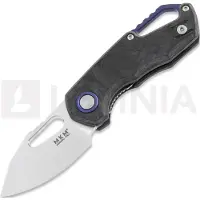 MKM Knives Isonzo M390 Clip Point Taschenmesser, marble carbon fiber