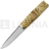 ML Custom Knives Utility Puukko Knife, stab.curly birch