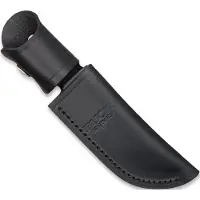 Buck Belt Sheath Black Leather