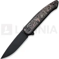 We Knife Smooth Sentinel Copper Foil CF Inlay Taschenmesser