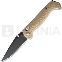 Toor Dropwing Taschenmesser, Coyote Tan G-10, Black Gun-Kote