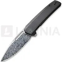 We Knife Speedster Taschenmesser, Heimskringla damasteel