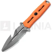 Kizer Cutlery NORCROSS Flat Tip Rettungsmesser, Orange G-10, Stonewashed