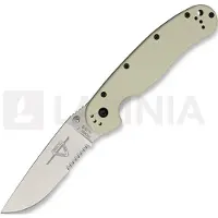Ontario RAT-1 Taschenmesser, desert tan/satin, Wellenschliff