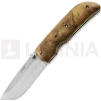 Teuvo Sorvari Kääntöveitsi Taschenmesser, Juuripahka/Titaani, Sandvik 12C27