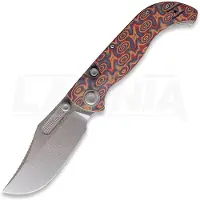 Vosteed Naga - Stonewash - Raindrop Micarta Taschenmesser, Copper