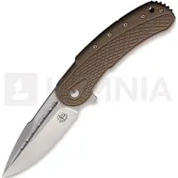 Begg Knives Bodega Framelock Tan Taschenmesser