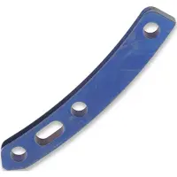 Hinderer 3.5 XM-18 Titanium Backspacer, Stonewash Blue