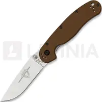 Ontario RAT-2 Taschenmesser, satin, braun