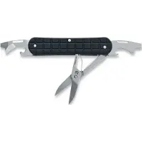 FOX Vulpis 3-Tools FX-VPGPW-130-F3-BK, Stainless Steel, Black Aluminum, Multitool