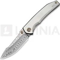 We Knife Ryson Damasteel Taschenmesser, Gray Titanium