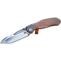 Null Knives Vandal - Brown Micarta Taschenmesser