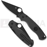 Spyderco Para Military 2 Black Lightweight Black Blade Taschenmesser