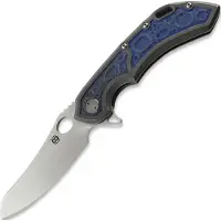 Olamic cutlery Wayfarer 247 Mouflon, Blue+Bronze Stonewash Ti, Satin