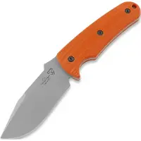 Puppy K&T Mini Tactical Puppy Messer, Orange handle, Plain edge