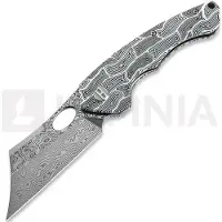 Bestech Skirmish - Damascus - G10, schwarz, weiß