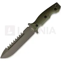 Halfbreed Blades Large Survival Knife Überlebensmesser, olivgrün