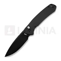 CJRB Pyrite Button Lock Black Black Blade Taschenmesser