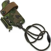 Peltonen Knives M05 Camo Kydex Sheath for M23 Ranger Cub Scheide, Brown, FS