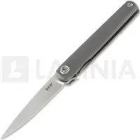 MKM Knives Flame Drop Point. sandblasted Taschenmesser