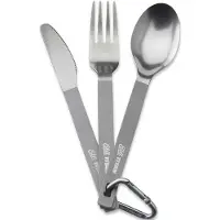 Esbit Titan Besteck-Set 3-TEILIG MIT ETUI schwarz