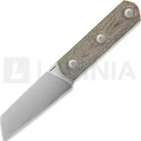 Straight Line Erny - Stonewashed - Green Canvas Micarta Messer