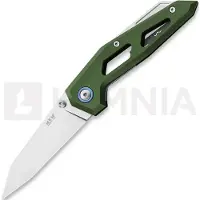 MKM Knives Edge Liner Taschenmesser, Green anodized aluminum