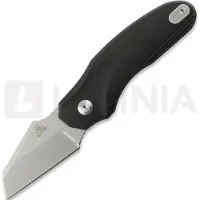 Twisted Assisted Fortis Sheepfoot Taschenmesser, Black G-10, Stonewash