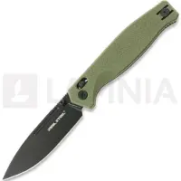 RealSteel Huginn Compact, Green G-10, Black PVD
