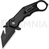 CIVIVI Amaroq Taschenmesser, Black Aluminum, Black Stonewash