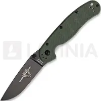 Ontario RAT-2 Taschenmesser, schwarz, grün