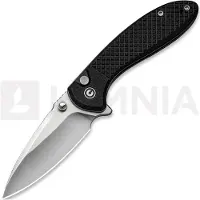 CIVIVI Faeger, Milled Black G-10, Satin