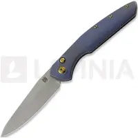Olamic cutlery Aura Auto Taschenmesser, Purple Texwash Titanium