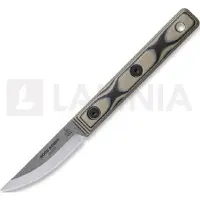 Tops knives Wood Nymph WDNP-01 Stonewashed 1095, Black Tan Micarta, Fahrtenmesser, Bushcraft Kelso Design