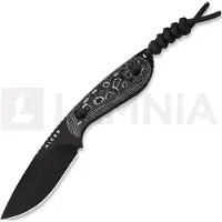 Kizer Cutlery Buddy M390 Messer, White Storm CF, Satin Brushed/DLC