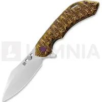 Olamic cutlery Wayfarer 247 Cutlass Taschenmesser, Molten/Scalloped Ti, Satin