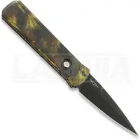 Pro-Tech Godson DLC Woodland Taschenmesser, left handed