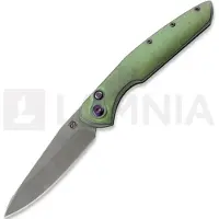 Olamic cutlery Aura Auto Taschenmesser, Rainforest Texwash Titanium