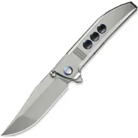We Knife Ezinta, Titanium, Polished Bead Blast