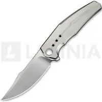 We Knife Kyklos, Gray Titanium, Hand Rubbed Satin