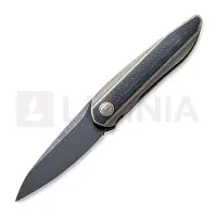 We Knife Black Void Opus Taschenmesser, bronze ti with black G10 inlay