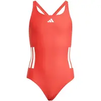 Adidas Badeanzug "3-STREIFEN C-BACK KIDS" für Kinder, sportlicher Stil
