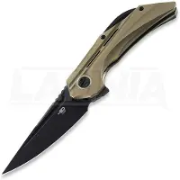 Bestech Vigil - Blackwash - Titanium Taschenmesser, gold anodized