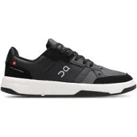 On Running Sneaker THE ROGER Clubhouse Herren Black / White-Schuhgröße 43