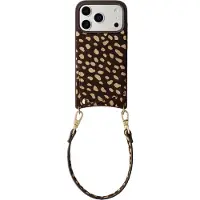 Selencia Apple iPhone 17 Pro Hülle - Echtes Leder - - Backcover/Hülle mit Band/Hard Case - Bunt