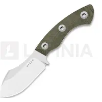 Kizer Cutlery Rook AEB-L Messer, Green Micarta, Satin