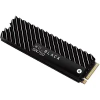 WD BLACK SN750 NVMe SSD mit Kühlkörper 1 TB, 3470 MB/s