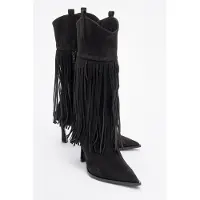 Prologue Gueras Fransen Spitzer Zeh Stiefel (Damen)