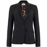 Philipp Plein Single Breasted Fit Blazer Skull